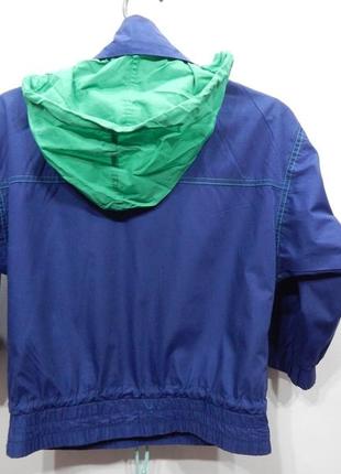Куртка -вітровка (анорак) з капюшоном на підкладці р. 30-34,ріст 110-116, 022д2 фото
