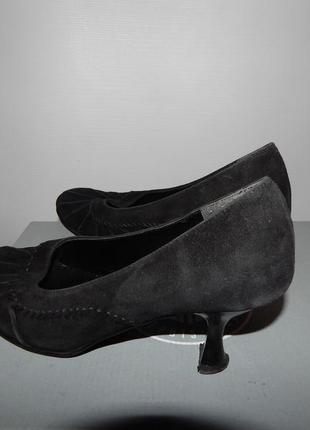 Женские фирменные туфли  р.39 замша 111sbb (только в указанном размере, только 1 шт)7 фото