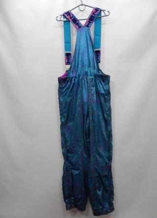 Штаны высокие женские лыжные на бретелях -полукомбинезон phenix sportswear 46-50р. 007кл2 фото