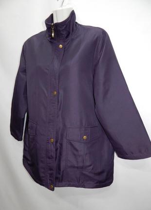 Куртка-ветровка  женская демисезонная  сток р.50-52 128gk (только в указанном размере, только 1 шт)3 фото