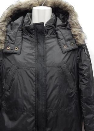 Куртка - пальто  женская утепленная с капюшоном h&m duster 140cм.,10лет  р.38-40 050gk3 фото