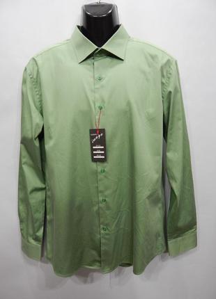 Мужская рубашка с длинным рукавом bazzetto оригинал р.54 017др