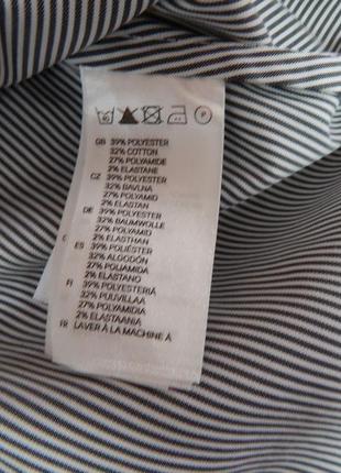 Блуза-рубашка фирменная женская h&m 110-122  р.42-44  012бж5 фото