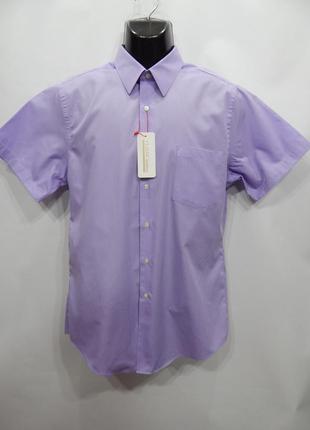 Мужская рубашка с коротким рукавом van heusen оригинал р.50 (011кр)