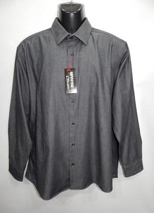 Мужская джинсовая рубашка с длинным рукавом ben sherman оригинал р.50 053др