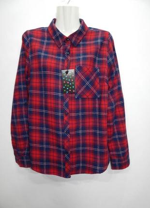 Рубашка фирменная женская фланель primark rus 48-50 eur 40-42  002tr