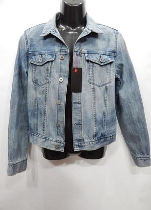 Чоловіча джинсова куртка denim р. 48 011kmj