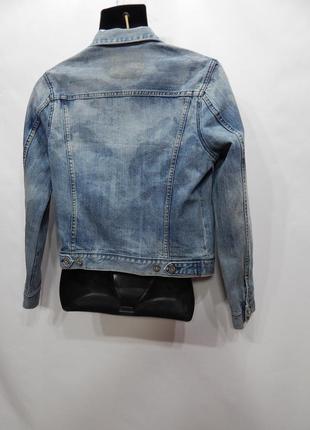 Мужская джинсовая куртка denim р.48 011kmj (только в указанном размере, только 1 шт)4 фото