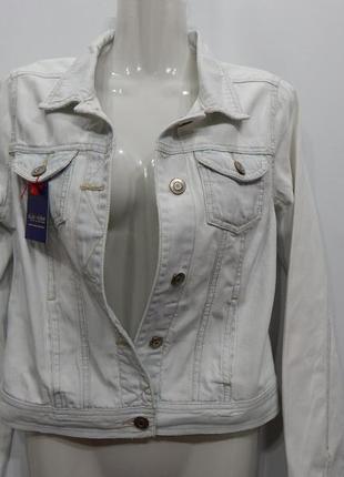 Куртка джинсовая женская denim co. vintage, ukr р.40-42, eur 34 073dg3 фото