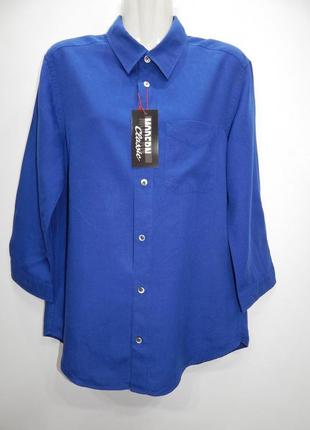 Рубашка - блуза фирменная женская лен  ukr 48 eur 40  166бж
