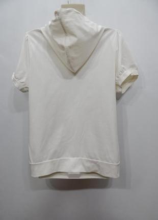 Толстовка - футболка женская фирменная с капюшоном theoria ukr 44-46 р. 110pt2 фото