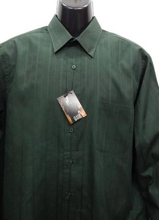 Чоловіча класична сорочка з довгим рукавом van heusen р. 52 210др2 фото