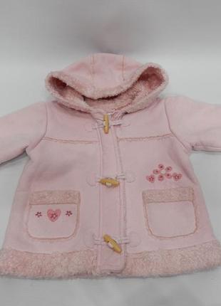 Дубленка детская легкая утепленная ladybird, 12-18 мес.,  040д