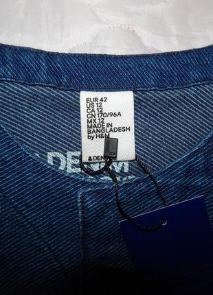 Куртка джинсовая женская denim conscious h&m  rus р.50-52, eur 42 019dg6 фото