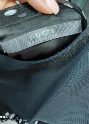 Платье платье guess в горошек 5
