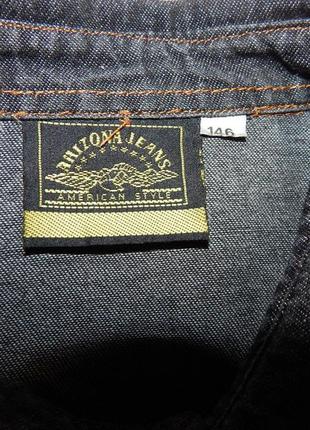 Рубашка детская джинсовая arizona,рост 146, 016д5 фото