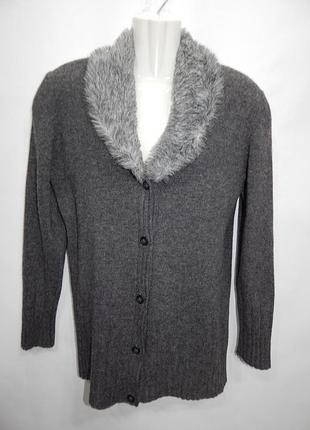 Кофта теплая фирменная женская giorgio (шерсть) р.50-52 001жк