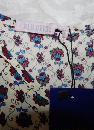 Блуза легкая фирменная женская blu deise  р.44-48 099бж6 фото