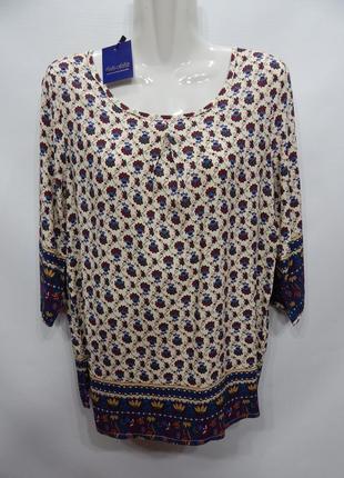 Блуза легка фірмова жіноча blu deise р. 44-48 099бж