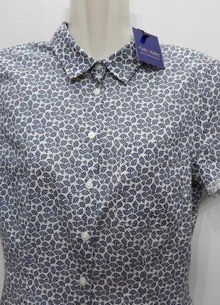 Блуза легкая фирменная женская h&m (хлопок)  р.44-46 110бж3 фото