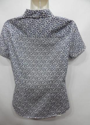 Блуза легкая фирменная женская h&m (хлопок)  р.44-46 110бж4 фото