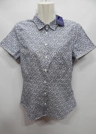 Блуза легкая фирменная женская h&m (хлопок)  р.44-46 110бж1 фото