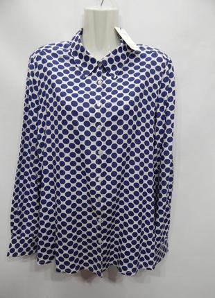 Блуза-рубашка легкая фирменная женская corley р.50-52  005бж