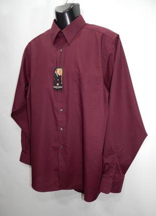 Мужская рубашка с длинным рукавом cambridge classics оригинал р.52 047др3 фото