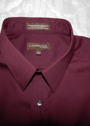 Мужская рубашка с длинным рукавом cambridge classics оригинал р.52 047др5 фото