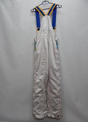 Штаны высокие женские лыжные на бретелях -полукомбинезон phenix sportswear 44-46 р. 050кл2 фото