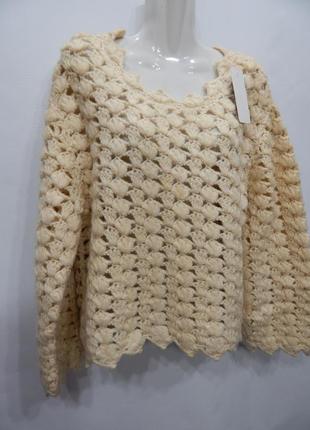 Кофта оригінальна фірмова жіноча original studio (шерсть) ukr 52-54 eur 44-46 033ж