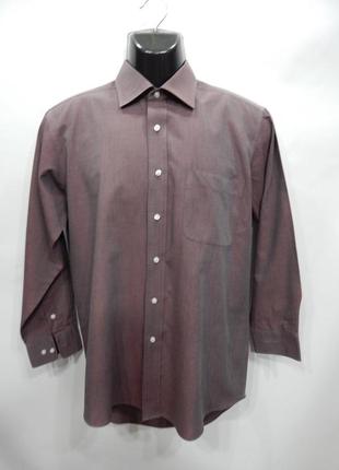 Мужская рубашка с длинным рукавом moda ritorno р.48 032дрбу