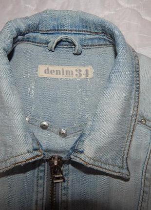 Куртка джинсовая женская denim vintage, ukr р.40-42, eur 34 078dg5 фото