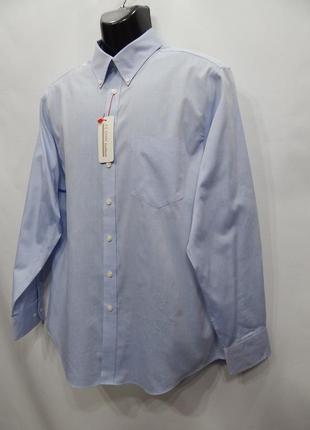 Мужская приталенная рубашка с длинным рукавом merona р.50-52 150др3 фото