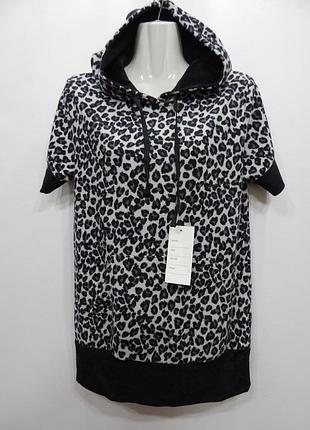 Толстовка жіноча фірмова з капюшоном etienne oversize ukr 46-48 роз. 104pt