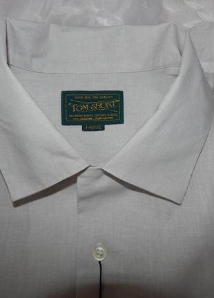 Мужская классическая рубашка с длинным рукавом tom short р.50 192др6 фото