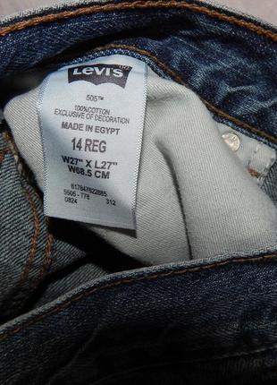 Джинсы мужские levi's staight оригинал р.46 (27х27) 011dgm8 фото