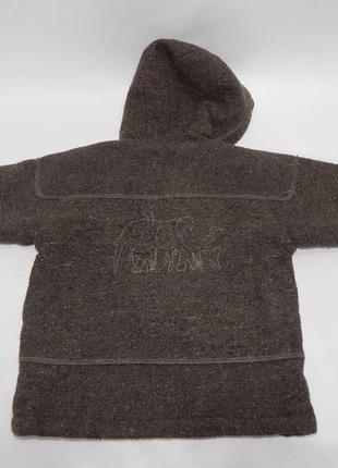 Пальто дитяче з капюшоном утеплене напіввовняна confetti, 18міс., 036д3 фото