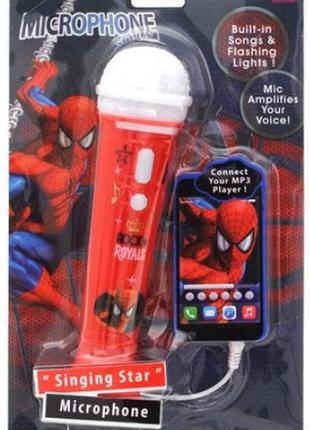 Игрушечный микрофон "spiderman"