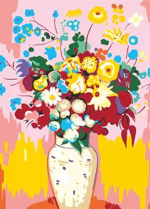 Картина по номерам ваза с цветами n00013081