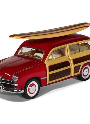 Металева машинка kinsmart 1949 ford woody wagon kt5402ws1