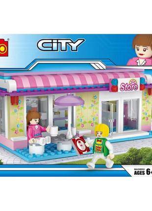 Конструктор cogo city кафе 4129, 313 элементов 2