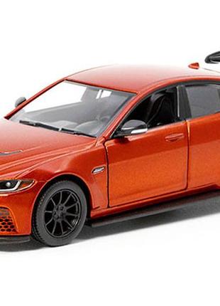 Металлическая машинка kinsmart jaguar xe sv project 8 kt5416w