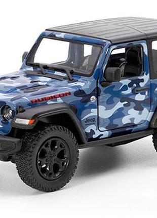 Металева машинка kinsmart jeep wrangler camo 2018 kt5420wb