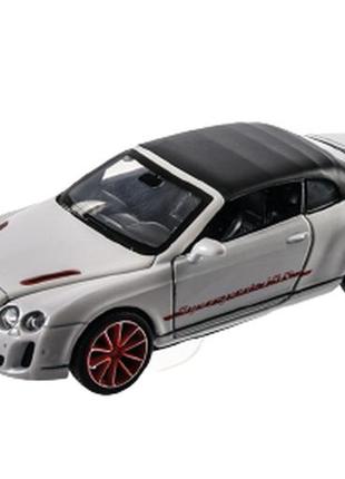 Металлическая машинка bentley continental supersports isr со светом и звуком 68313