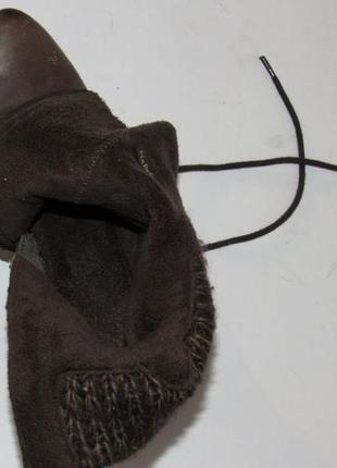 Marko tozzi кожаные утепленные женские ботинки на каблуке 37 размер k58 фото
