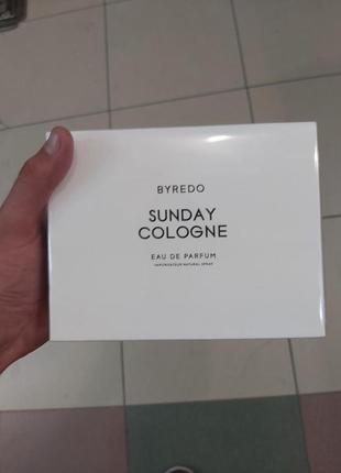 Byredo sunday cologne парфюмированная вода 100 мл