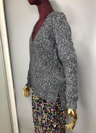 Massimo dutti плетений светр вовняний джемпер теплий пуловер меланжевий rundholz owens lang2 фото