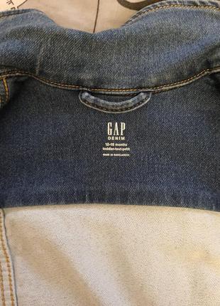 Джинсовая куртка gap3 фото