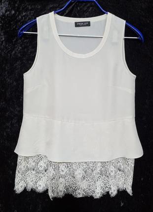 Бежевая майка twin-set, р. s